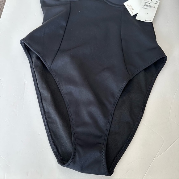 GOOD American Good Scuba Show-Off One-Piece Swimsuit Black Size (3) Large - Picture 6 of 11